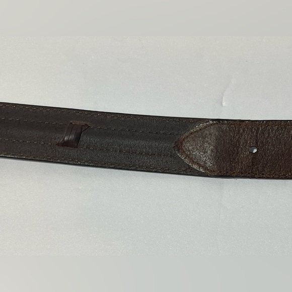 Columbia Genuine Leather  Belt Brown Sz 34 Preowned 11CO0255 - Picture 12 of 16